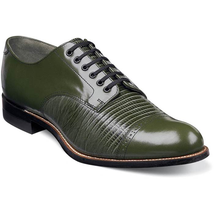 Olive green dress shoes mens