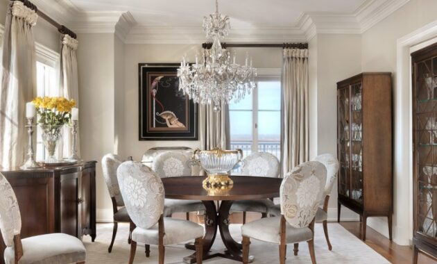 How to decorate a traditional dining room with elegance and charm