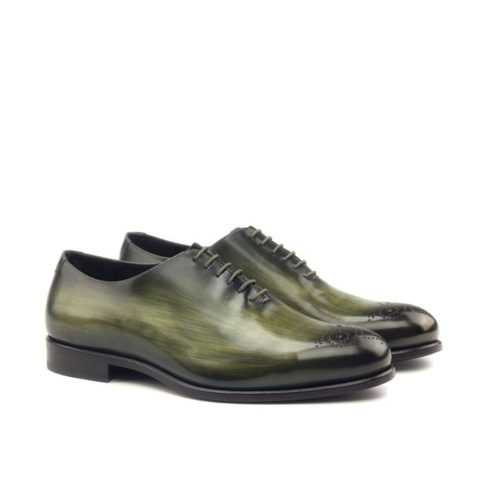 Olive green dress shoes mens