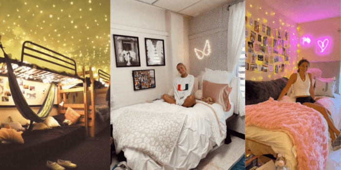 How to decorate dorm room with christmas lights