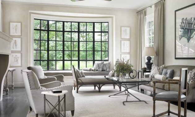 How to decorate living room with large windows Tips and Ideas