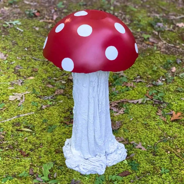 How to make a giant mushroom decoration