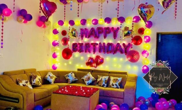 How to Decorate Room for Birthday at Home Easy Tips and Ideas