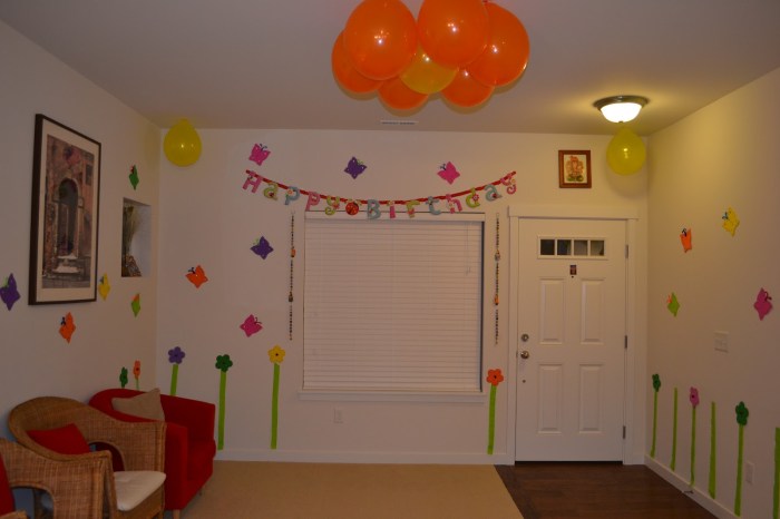 How to decorate room for birthday at home