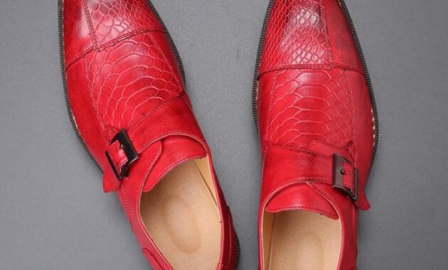 Red Bottom Men Dress Shoes Elevate Your Style with Sophistication