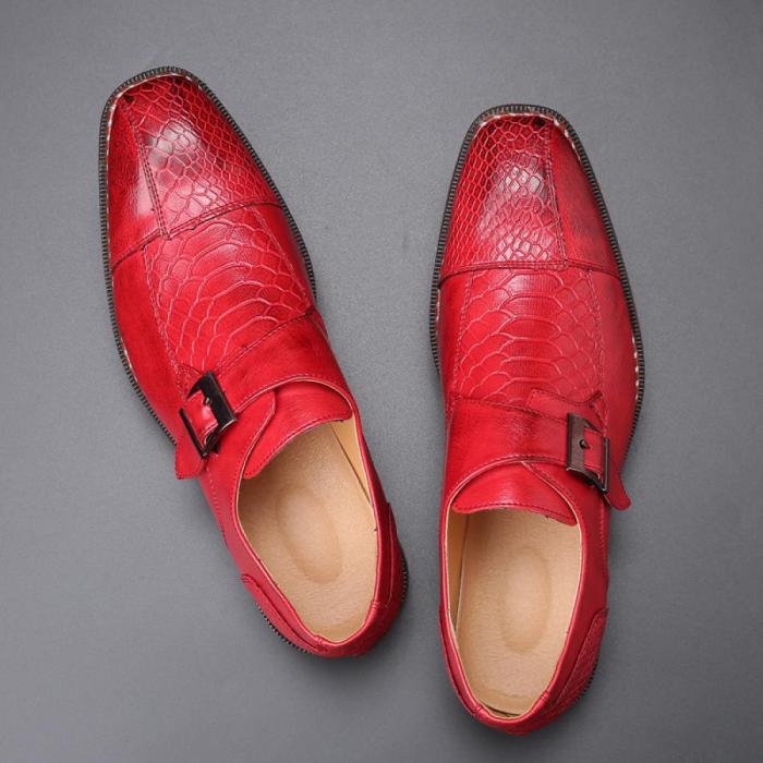 Red bottom men dress shoes