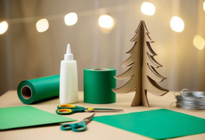 How to make fake trees for decoration